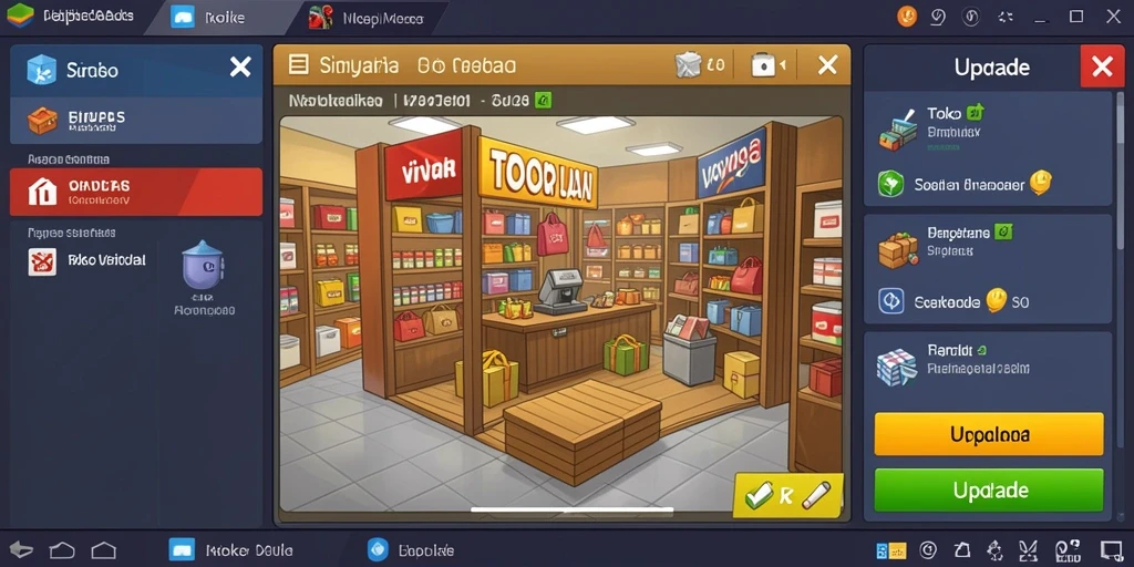 Screenshot 1 menampilkan karakter utama yang sedang beraksi.