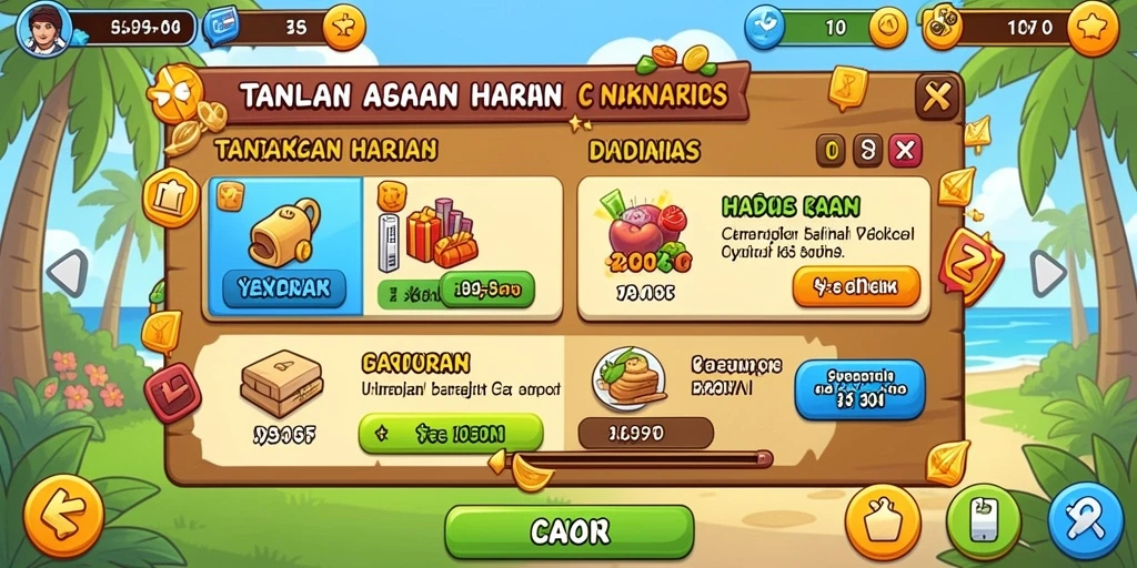 Tampilan antarmuka yang menarik dan intuitif.