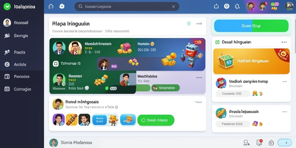Antarmuka utama QQSTAR88 yang menarik dan mudah dinavigasi.