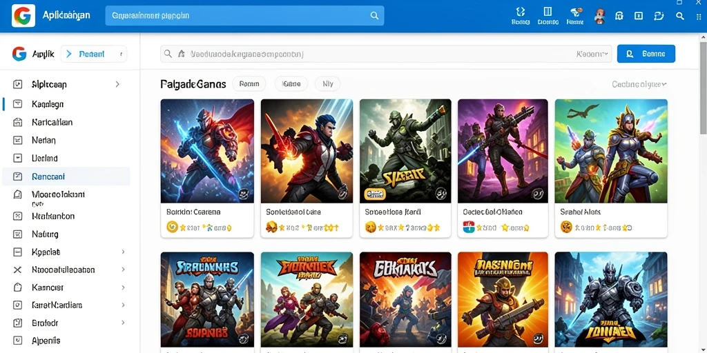 Tampilan awal permainan yang menarik.